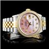 Image 2 : Rolex YG/SS DateJust Diamond 36MM Watch