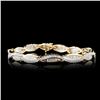 Image 1 : 14K Gold 2.61ctw Diamond Bracelet