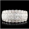 Image 1 : 14K White Gold 1.05ctw Diamond Ring