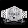 Image 1 : Rolex SS DateJust Diamond 36MM Wristwatch