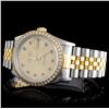 Image 2 : Rolex YG/SS DateJust 1.50ct Diamond 36MM Watch