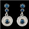 Image 1 : 14K Gold 0.88ctw Fancy Diamond Earrings