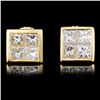 Image 1 : 18K Gold 0.95ctw Diamond Earrings