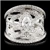 Image 1 : 18K Gold 1.72ctw Diamond Ring