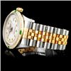 Image 11 : Rolex DateJust 18K/SS Diamond Wristwatch