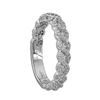 Image 2 : 14k White Gold 0.50ct Diamond Ring