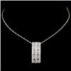 Image 2 : 14K Gold 1.63ctw Diamond Pendant