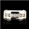 Image 1 : 14K Gold 0.46ctw Diamond Ring