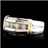 Image 2 : 14K Gold 0.46ctw Diamond Ring