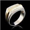 Image 3 : 14K Gold 0.86ctw Diamond Ring