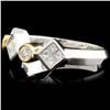 Image 2 : 18K TT Gold 0.60ctw Diamond Ring