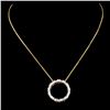 Image 2 : 14K Gold 0.23ctw Diamond Pendant