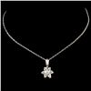 Image 2 : 14K Gold 0.22ctw Diamond Pendant