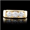 Image 1 : 14K Gold 1.25ctw Diamond Ring