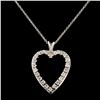 Image 2 : 14K Gold 0.33ctw Diamond Pendant