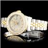 Image 2 : Rolex YG/SS DateJust Ladies Diamond Wristwatch