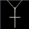 Image 2 : 14K Gold 0.29ctw Diamond Pendant