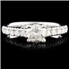 Image 1 : 14K Gold 0.78ctw Diamond Ring