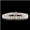 Image 1 : 14K Gold 3.31ctw Diamond Bracelet