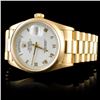 Image 2 : Rolex Day-Date 18K Gold White Roman 36MM Watch