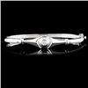 Image 1 : 14K Gold 0.12ct Diamond Bracelet