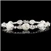 18K Gold 6.44ctw Diamond Bracelet