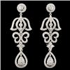14K Gold 1.77ctw Diamond Earrings