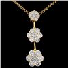 18K Yellow Gold 2.02ctw Diamond Necklace