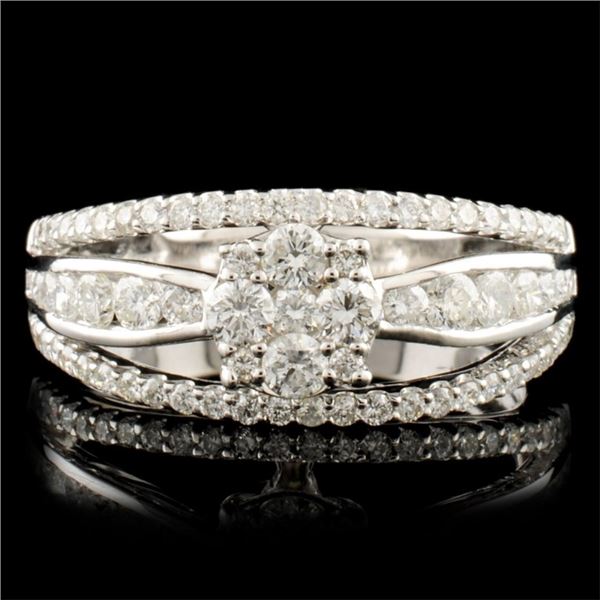 14K Gold 0.91ctw Diamond Ring