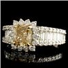 Image 2 : 18K Gold 2.70ctw Fancy Diamond Ring