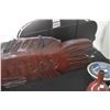 Image 4 : 32" HAND CARVED HANGING FISH, "KAN BAN"