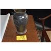 Image 1 : JAPANESE BRONZE VASE W/STAND (DOES NOT INCLUDE FLOWERS)