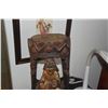 Image 3 : ANTIQUE CHINESE WOOD CARVED BUDDHA (16") (DOES NOT INCLUDE STAND)