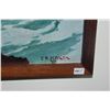 Image 4 : KOA FRAMED OIL ON BOARD, "PUPUKEA, SHARKS BAY"; SIGNED C.S. MAREK 97' (CHARLES MAREK 1891-1979) (21 