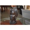 Image 2 : EBONY WOOD AFRICAN HEADS (MALE & FEMALE) (2 PCS) (DOES NOT INCLUDE STAND)