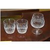 Image 2 : WATERFORD CRYSTAL DECANTER & GLASSES (8 PCS)