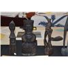 Image 2 : ASSORTED WOOD CARVINGS (9 PCS)