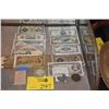 Image 1 : ASSORTED BANK NOTES & COINS (15 PCS)