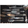 Image 3 : ASSORTED STERLING FLATWARE, TONGS, TEA STRAINER, CRACKER TRAY, ETC. (707.9 G) (30 PCS)