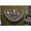 Image 3 : TIFFANY & CO. CRYSTAL BOWL, WATERFORD CRYSTAL VASE & TIFFANY CRYSTAL GIFT BOX W/FROSTED BOW ORNAMENT