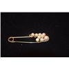 Image 3 : 18K DIAMOND PIN (TESTED) & 18K PEARL PIN (TESTED) (30 PTS, 45 TW) (2 PCS)