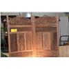 Image 2 : 2 PANEL TEAK SCREEN