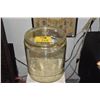Image 1 : LARGE COVERED GLASS CANDY/STORAGE JAR