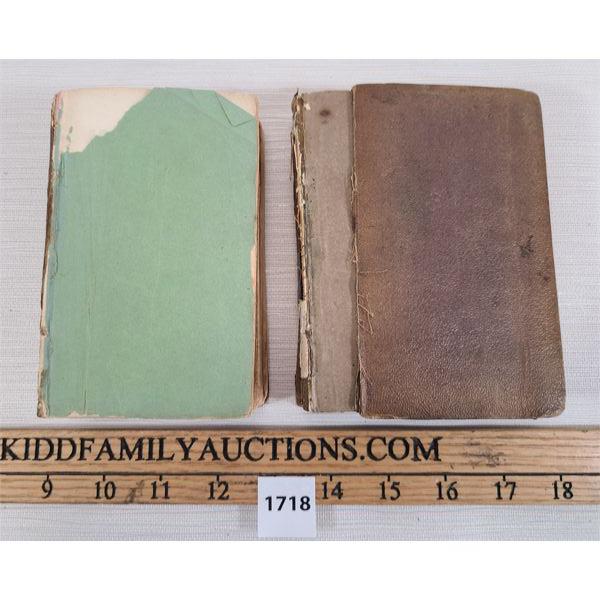 LOT OF 2 -1829 "HISTORICAL & DESCRIPTIVE ANECDOTES OF STEAM ENGINES VOL I & II" BY ROBERT STUART ESQ