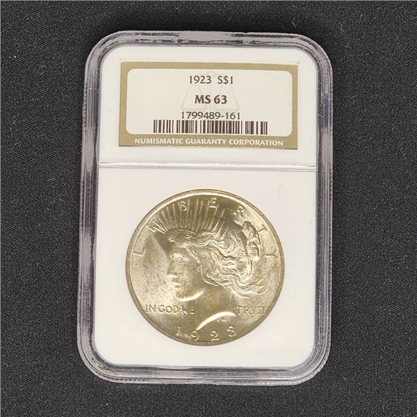 1923 Peace Silver Dollar MS63