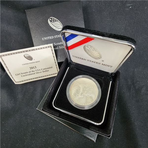 2013 Girl Scouts of the USA Centennial Sil Dollar