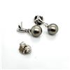 Image 4 : Tahitian Pearl and Diamond Drop Earrings