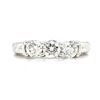 Image 1 : Exquisitely Detailed Diamond Trinity 3-Stone Ring