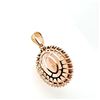 Image 3 : Marvelous Morganite and Diamond Halo Pendant