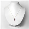 Image 2 : Provocatively Pink Spinel and Diamond Halo Pendant